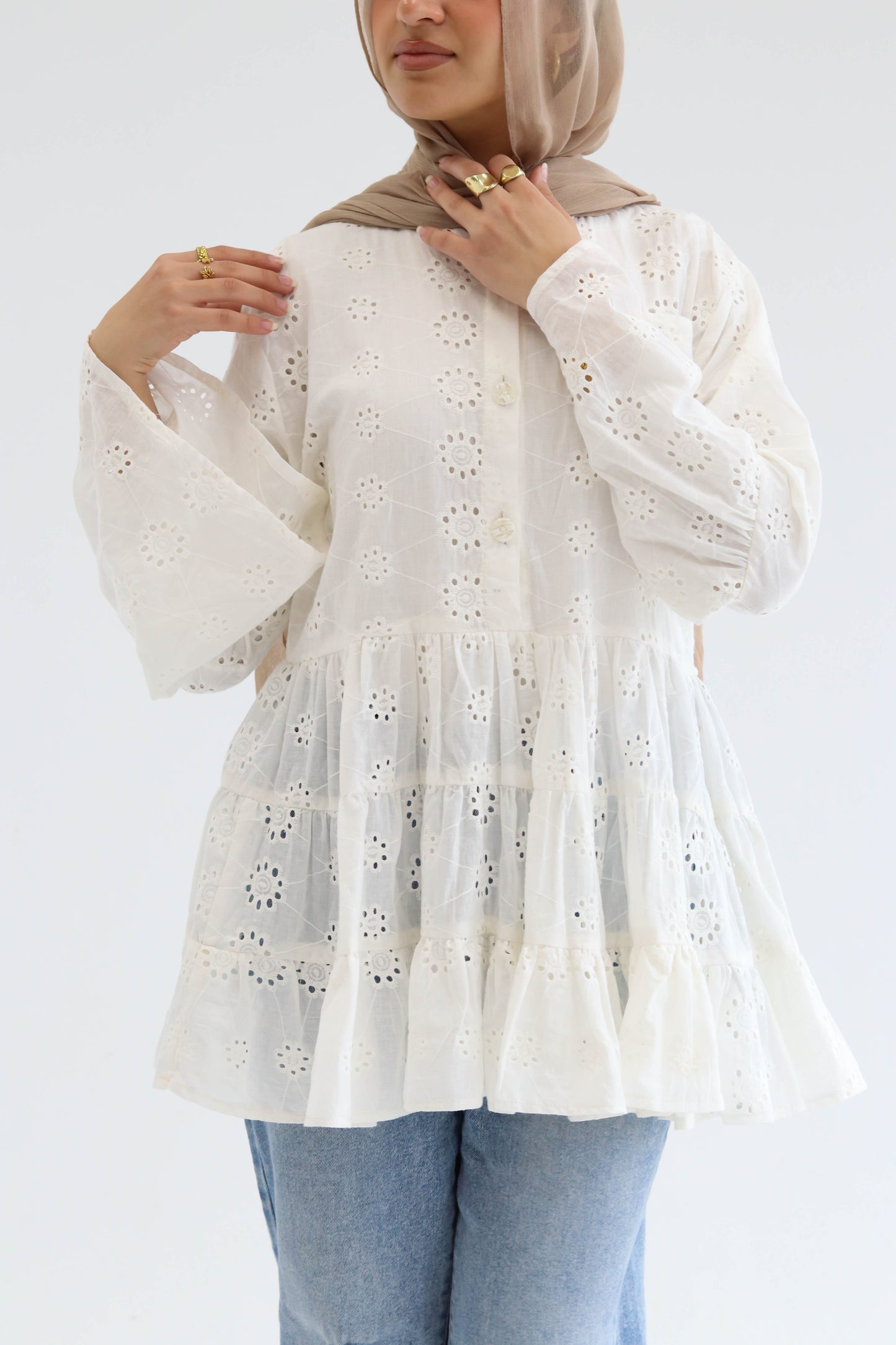 Blossom shirt in White