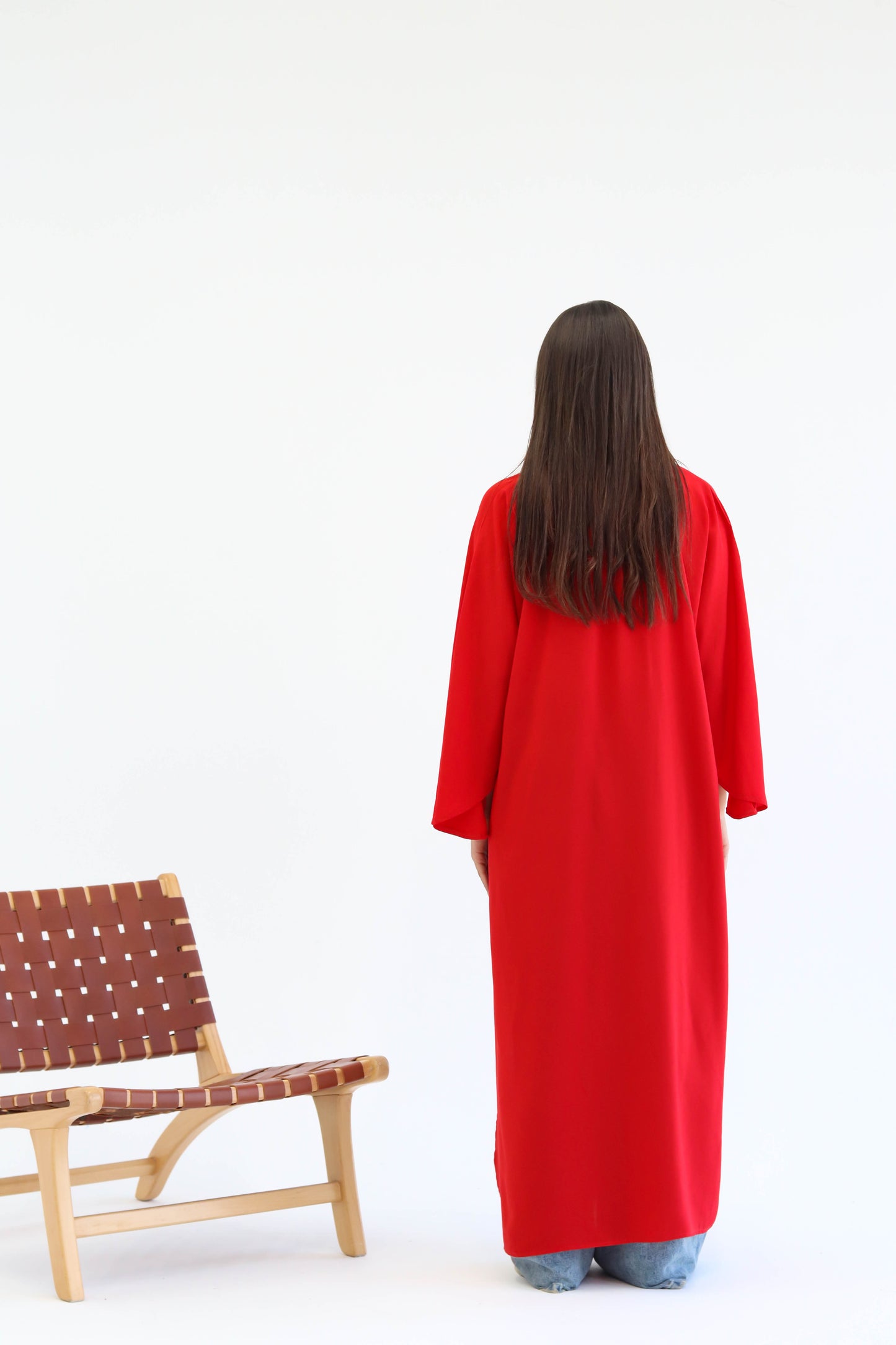 Sophia asymmetric top in Red