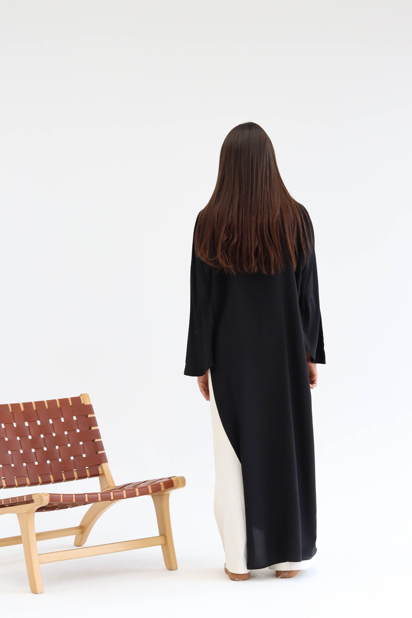 Sophia asymmetric top in Black