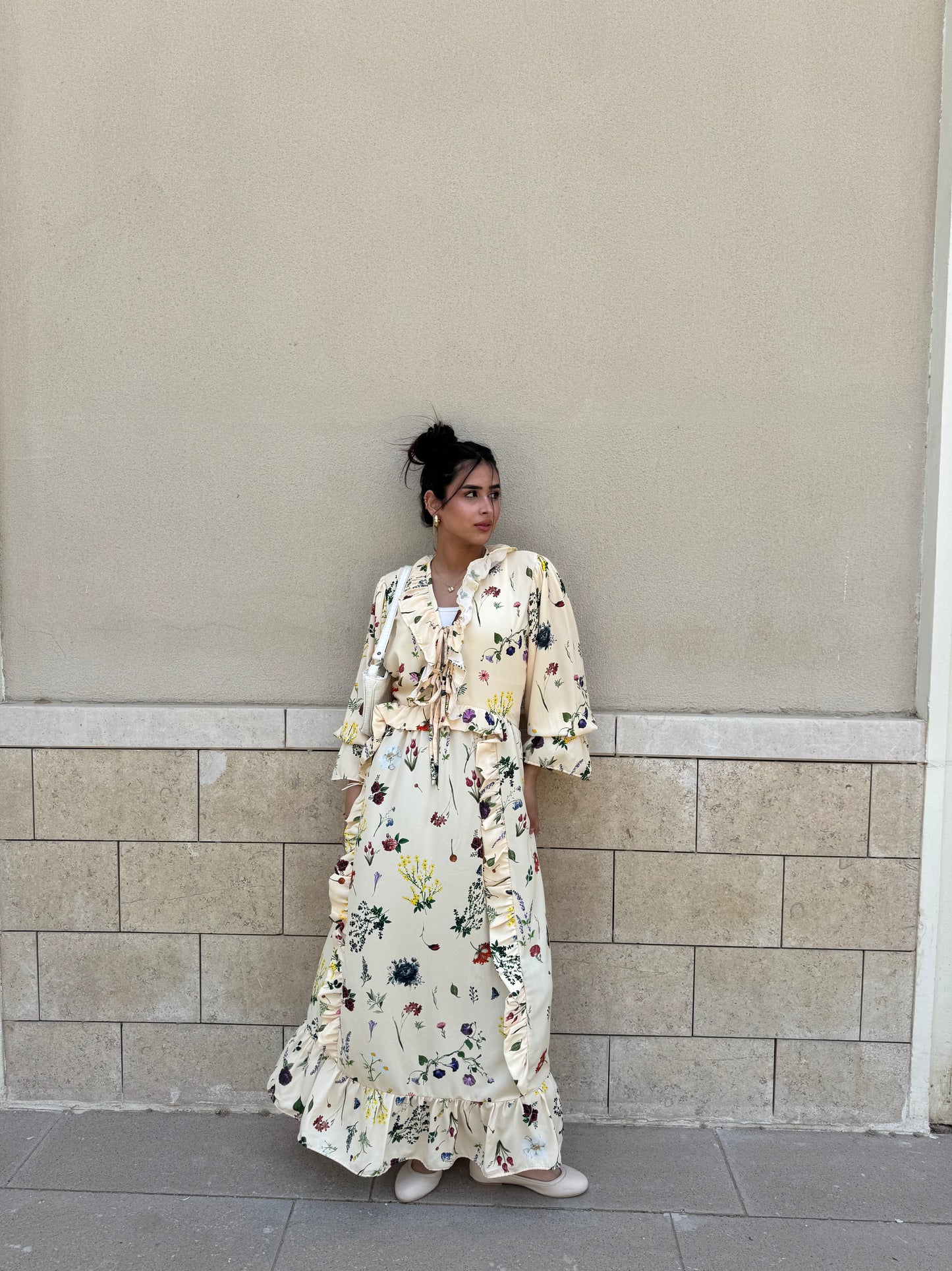 Camila Floral ruffle dress