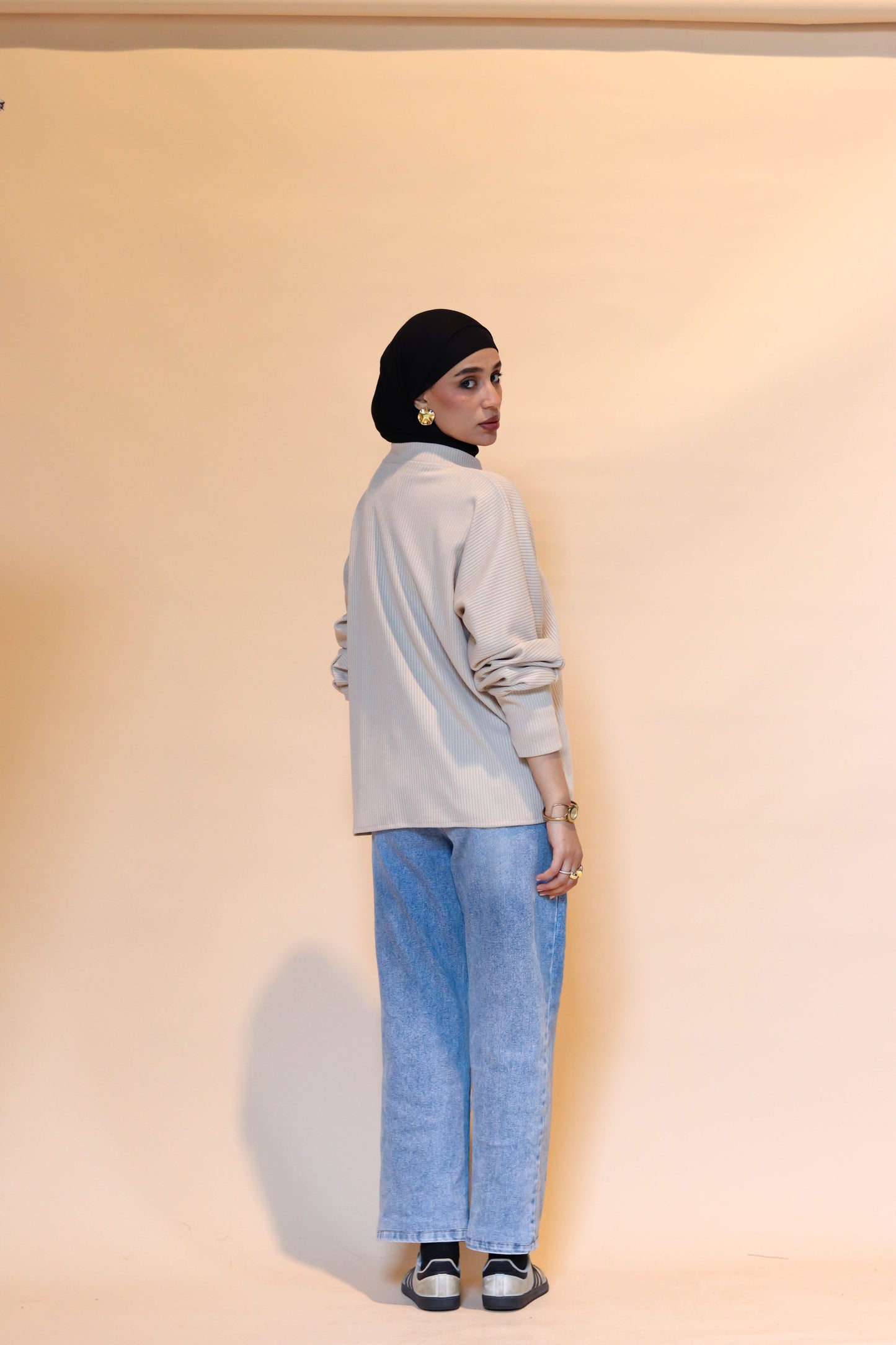 Tie front cardigan in cream