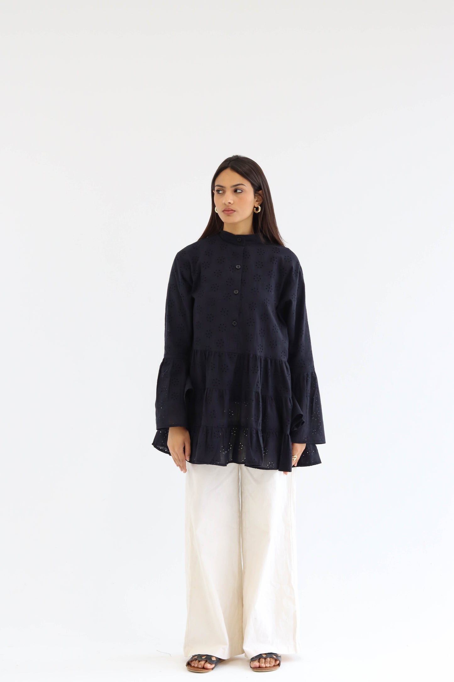 Blossom shirt in Black