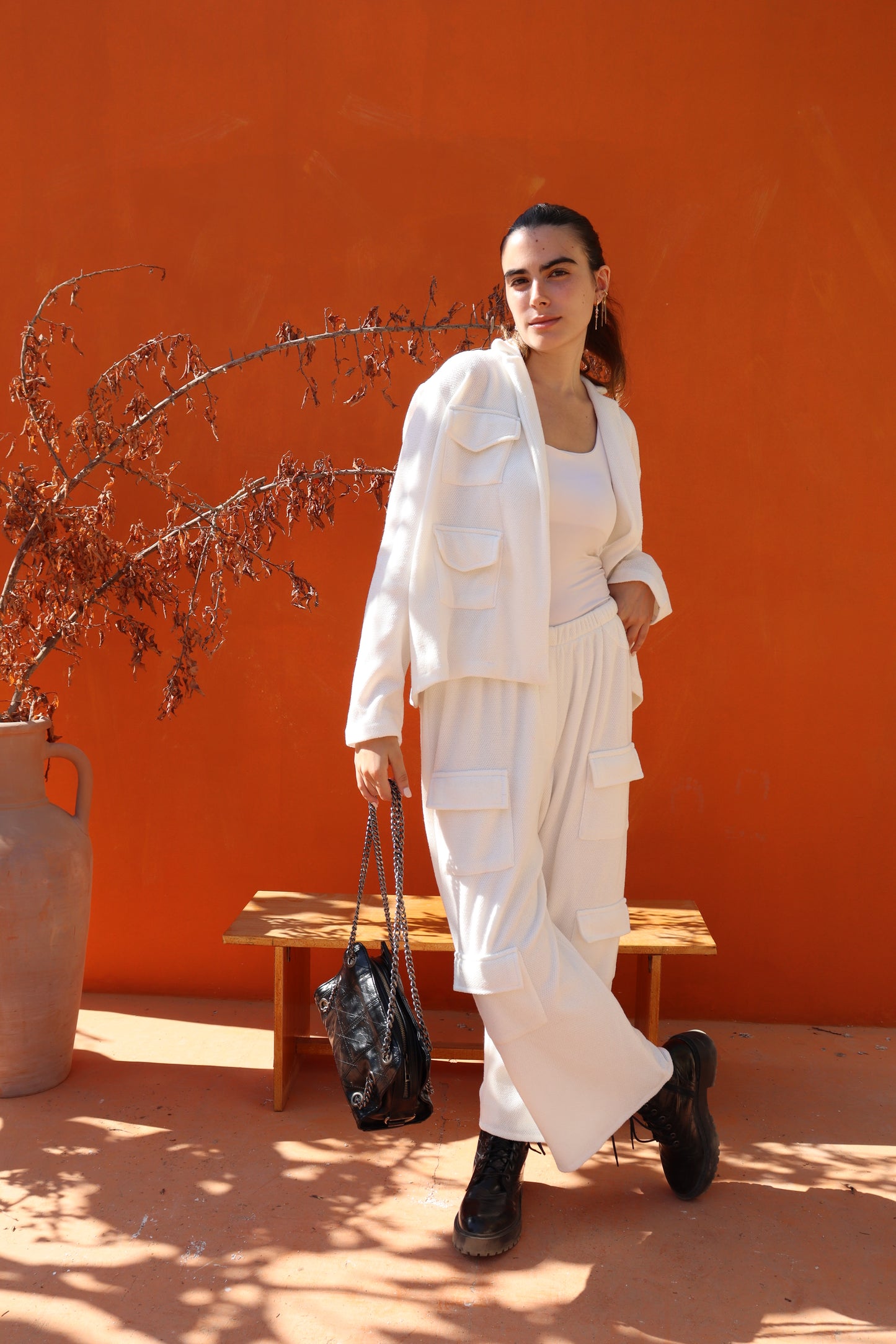 Pocket jacket & pants co ord