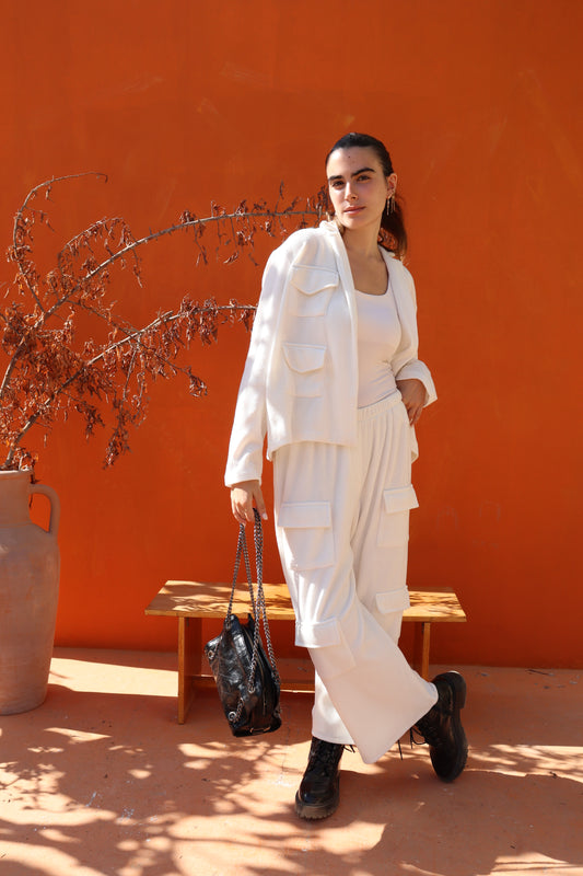 Pocket jacket & pants co ord