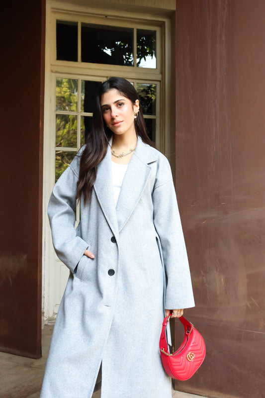 Wool coat in Grey