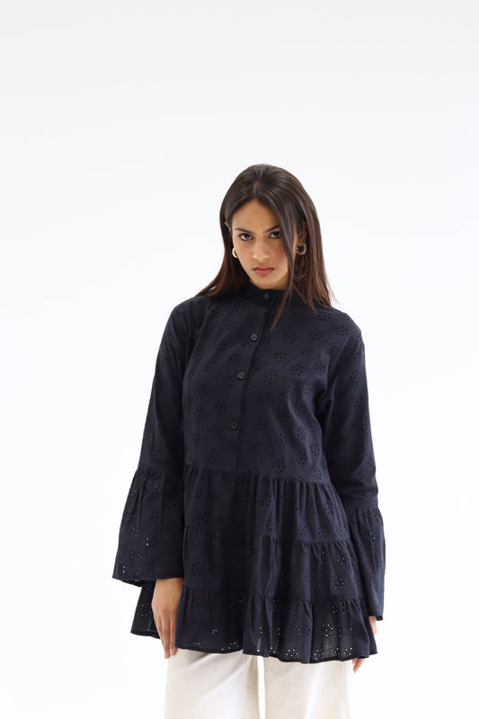 Blossom shirt in Black