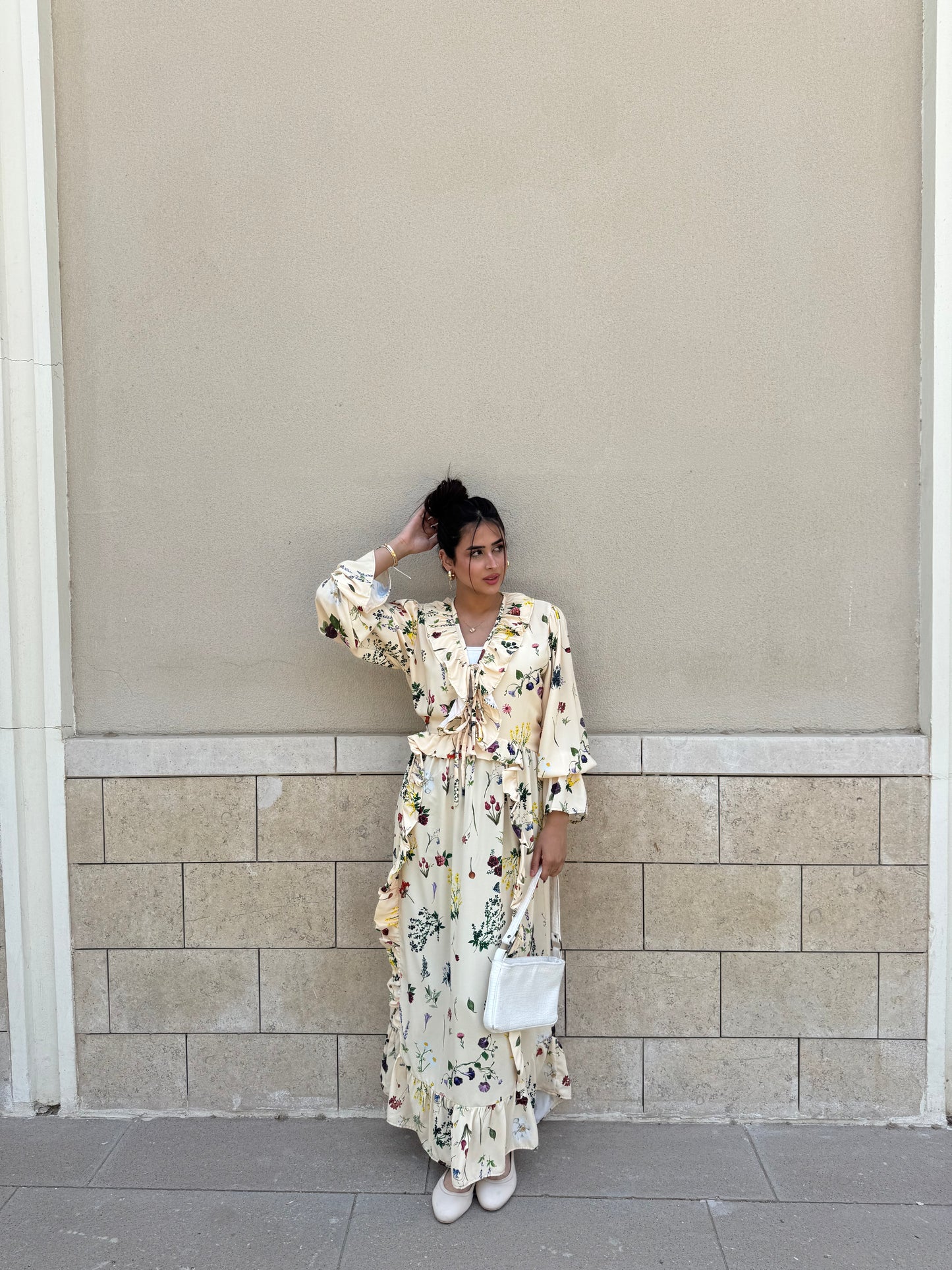 Camila Floral ruffle dress