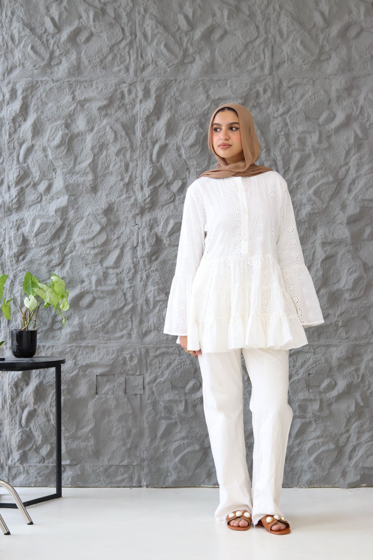 Blossom shirt in White