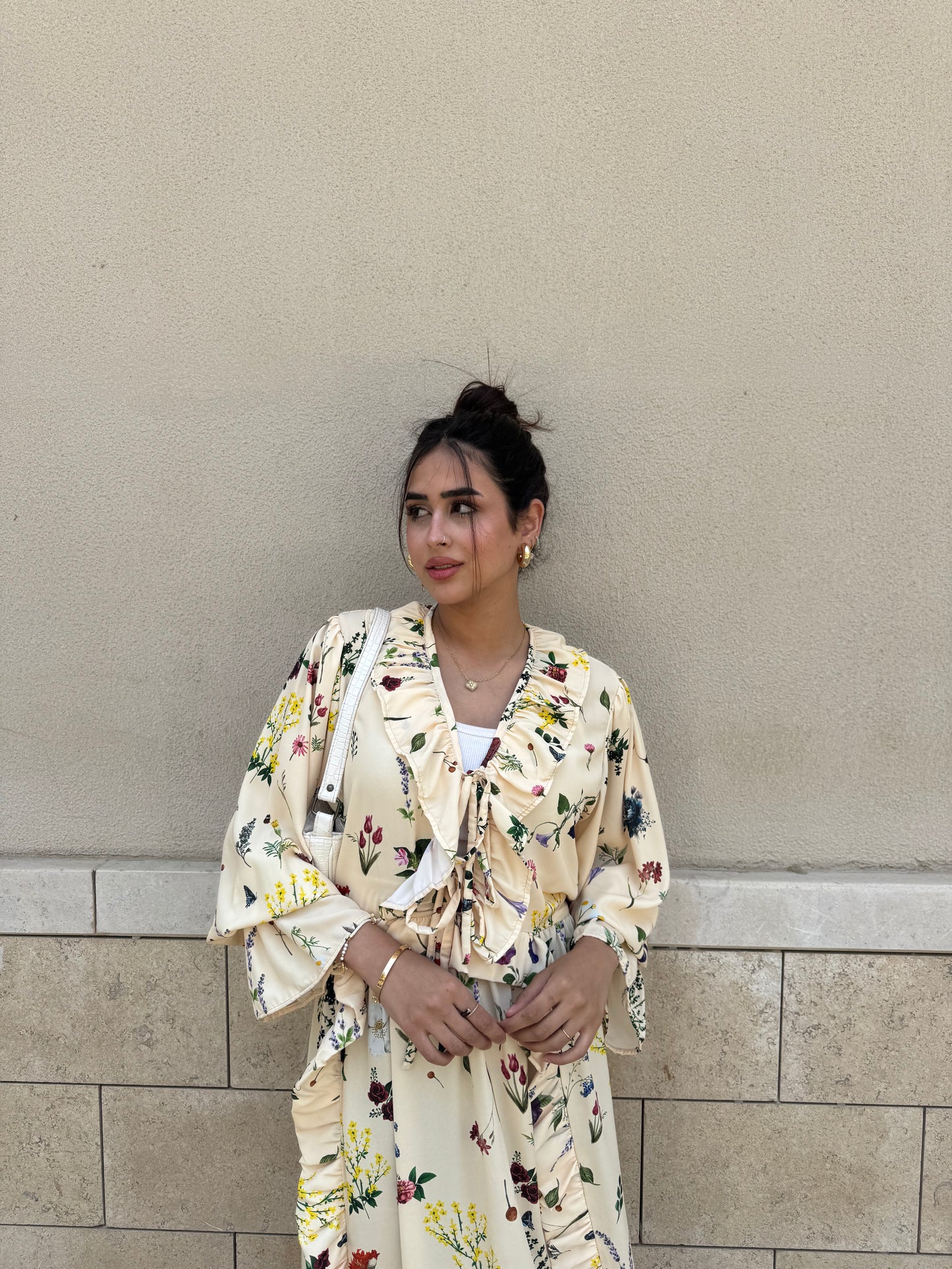 Camila Floral ruffle dress