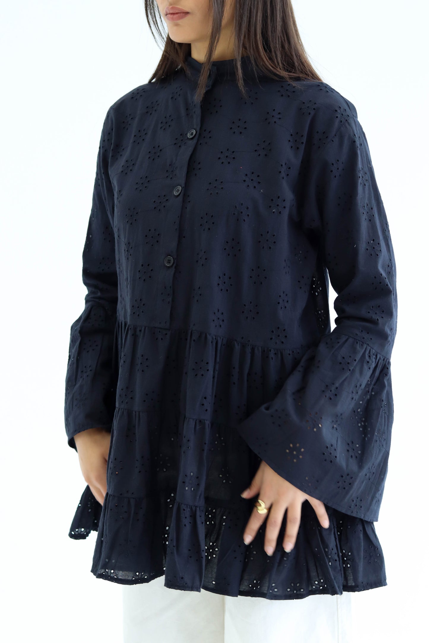 Blossom shirt in Black